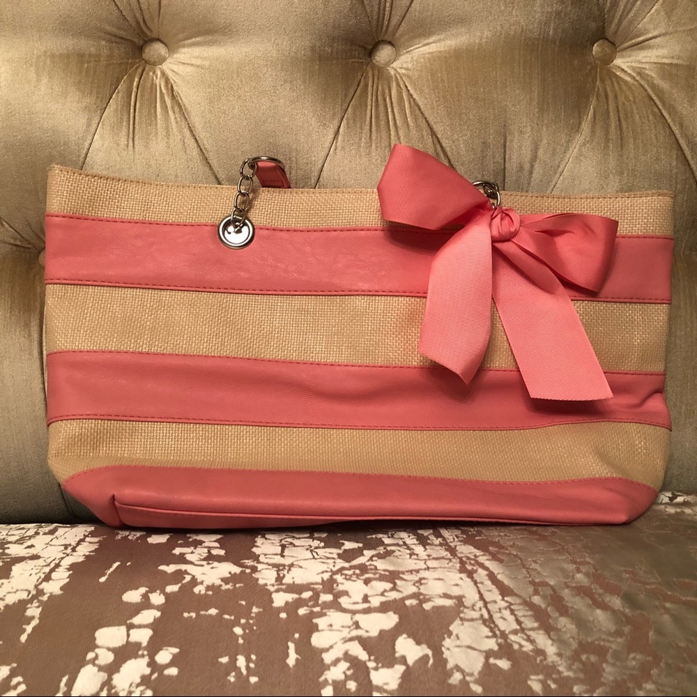 Tote Bag w/Pink Accents